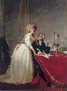 Jacques-Louis David, Portrait of Antoine Laurent Lavoisier and his wife (